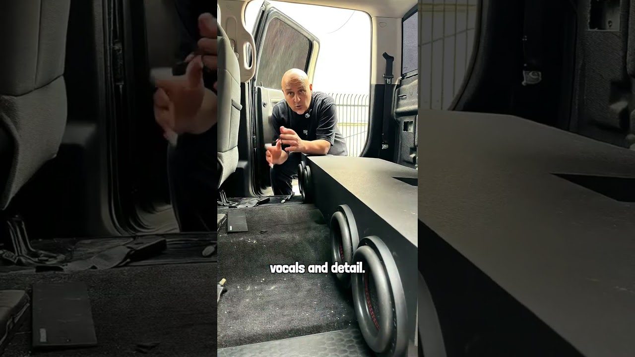 Custom SPL system with four 8-inch subwoofers in a Dodge Ram truck at Advanced Car Stereo Riverside